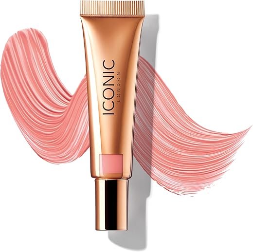 ICONIC LONDON Sheer Blush | Lightweight Liquid Cream Blush, Cruelty Free, Vegan Makeup
