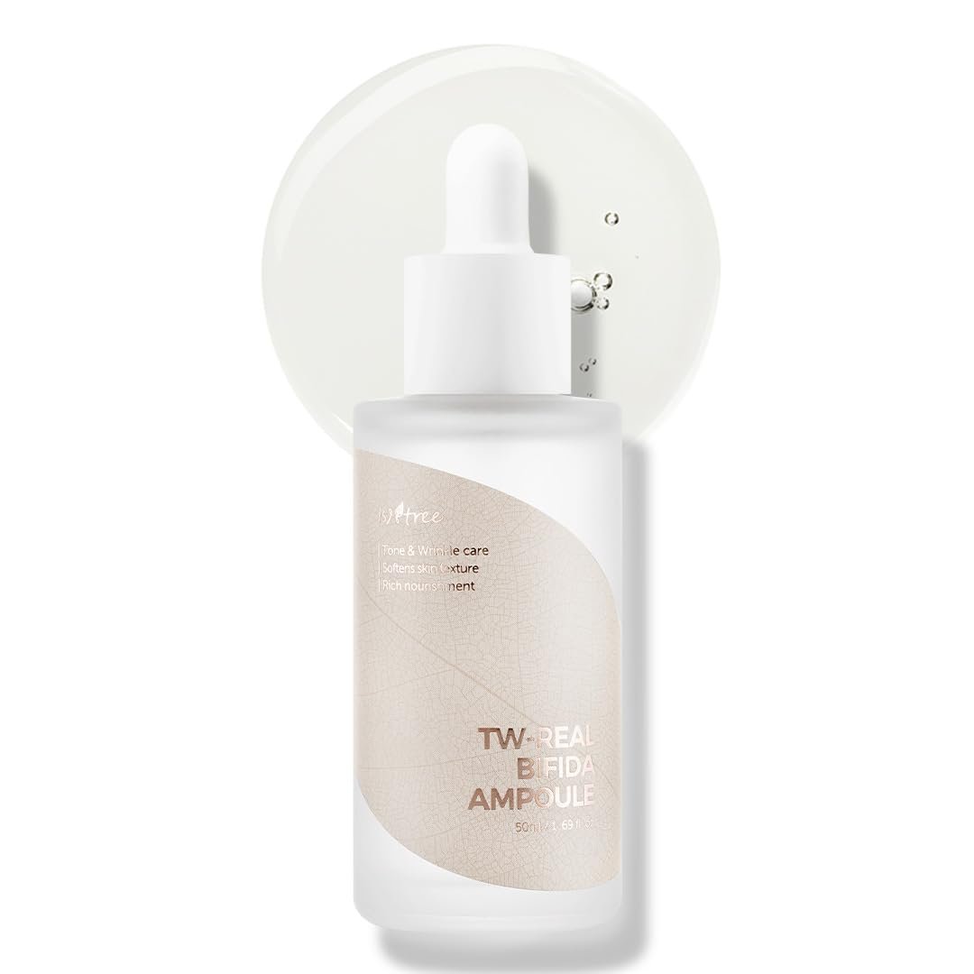 ISNTREE TW‑Real Bifida Collagen Ampoule 50 ml, 1.69 fl oz | Korean Skincare | Serum with 88% Bifida Ferment & Peptides | Skin Barrier Repair & Brightening | Firming & Nourishing