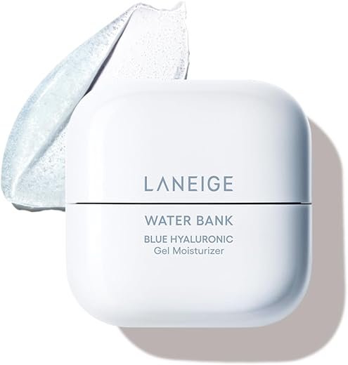 LANEIGE Water Bank Blue Hyaluronic Gel Moisturizer: Lightweight Hydrating Face Gel with Mint Extract, Hypoallergenic & Dermatologist-Tested