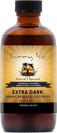 Sunny Isle Jamaican Black Castor Oil Extra Dark, 4 Fl Oz