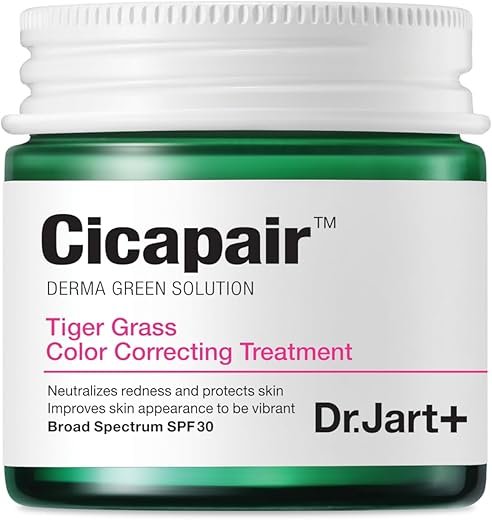 Dr. Jart+ Cicapair Soothing Color Correcting Treatment SPF 30 with Centella Asiatica Extracts | cc cream | Korean Skin Care