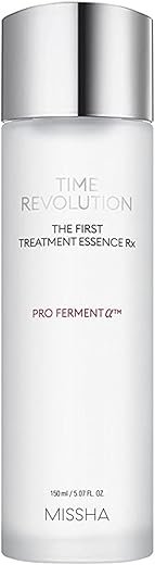 MISSHA Time Revolution The First Essence RX (4th Gen) 5.07 Fl oz/150ml, Korean Face Essence, Hydrating Facial Toner, Skin Smoothing & pH Balancing Toner for All Skin Types valentines day gifts for her