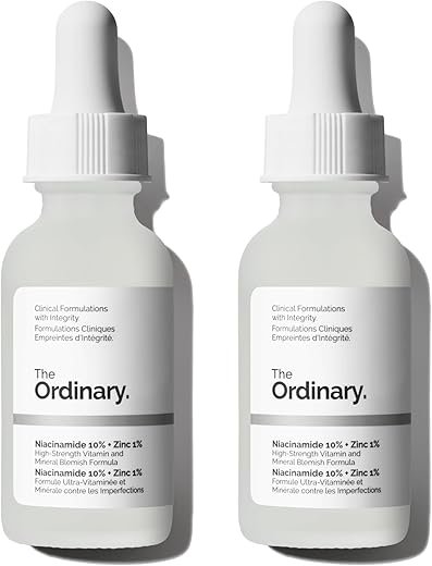 The Ordinary Niacinamide 10% + Zinc 1%, Smoothing Serum for Blemish-Prone Skin